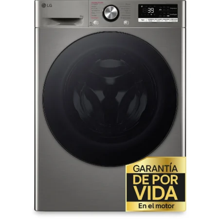 Lavadora LG Serie 700 F4WR7009AGS | 9 kg, 1400 rpm, AI Direct Drive™, TurboWash™360˚, Clase A – Inox Antihuellas