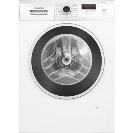 Lavadora Bosch Serie 2 WGE03200ES | 8 kg, 1.200 rpm, Motor EcoSilence™, Clase A, Higiene Plus – Blanco