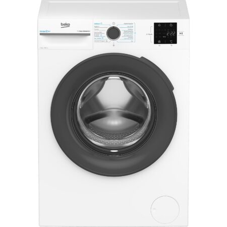 Lavadora Beko Energy Spin VBM3WFT39413WA | 9 kg, 1400 rpm, Motor ProSmart™ Inverter, Vapor SteamCure™ – Blanco