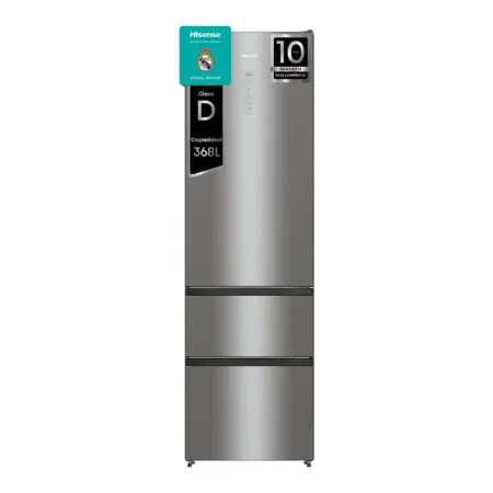 Frigorífico Combi Hisense RM469N4ACD | 200 cm, 368 L, Congelador Convertible, Total No Frost – Inox