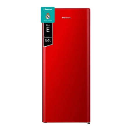 Frigorífico Una Puerta Hisense RR220D4BRE Retro | 126.5 cm, 165 L, Congelador 4, Clase E – Rojo*