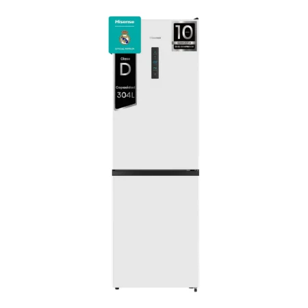 Frigorífico Combi Hisense RB390N4DWD | Total No Frost, Eficiencia D, 186 cm, 304L – Blanco