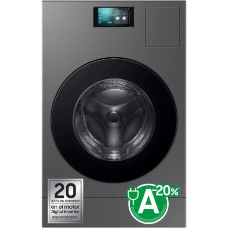 Lavasecadora Samsung Bespoke AI Laundry Combo™ WD18DB8995BZ | 18 kg + 11 kg, AI Opti Wash & Dry™, Autodosificación, Clase A – Antracita