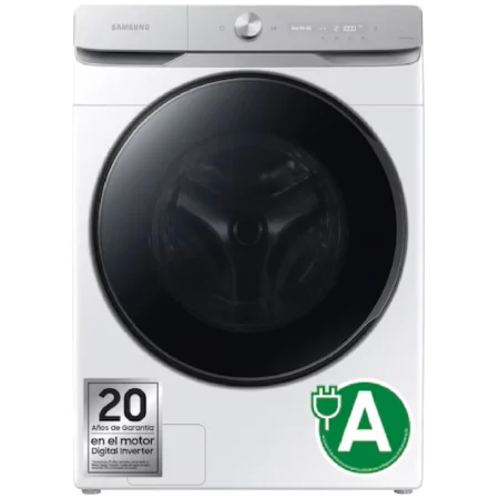 Lavadora Samsung Bespoke AI WF20DG8650BWU3 | 20 kg, 1100 rpm, AI Wash, AI EcoBubble™, SmartThings – Blanco