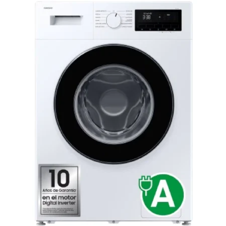Lavadora Samsung WW80FG3M05AWEC | 8 kg, 1400 rpm, Fondo Reducido, Clase A, Vapor Higiene – Blanco