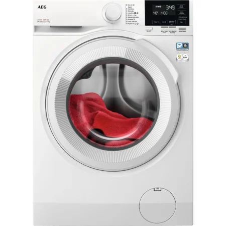 Lavadora AEG Serie 6000 ProSense LFR6186N2B | 8 kg, 1.600 rpm, Motor Inverter+, Higiene con Vapor – Blanco