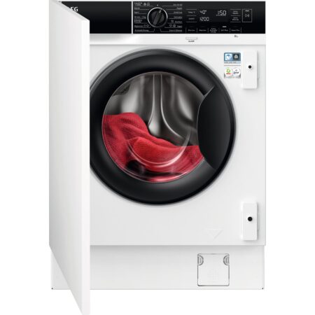 Lavadora Integrable AEG Serie 7000 ProSteam LFN7E8436F | 8 kg, 1.400 rpm, Clase B, Vapor refrescante – Blanco