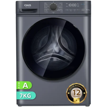 Lavadora CHiQ CW07123863AX | 7 kg, 1200 rpm, Clase A, Fondo Slim 46.5 cm – Azul Oscuro