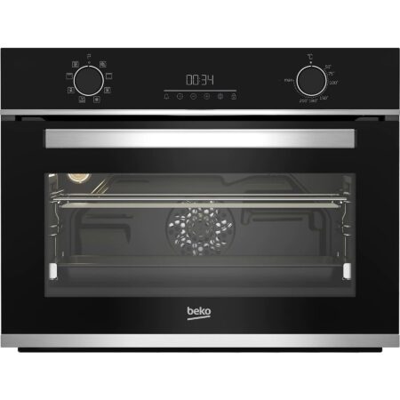 Horno Compacto Multifunción Beko BBCM13300XC | 48 L, Aeroperfect™ y Sistema Catalítico Negro