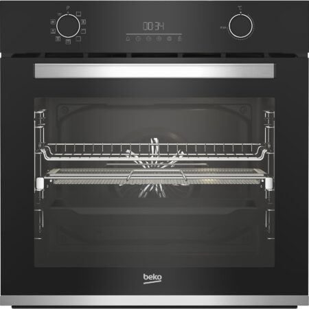 Horno Multifunción Beko Beyond BBIMA13302BMPE | 72 L, Pirolítico con Función AirFry Negro