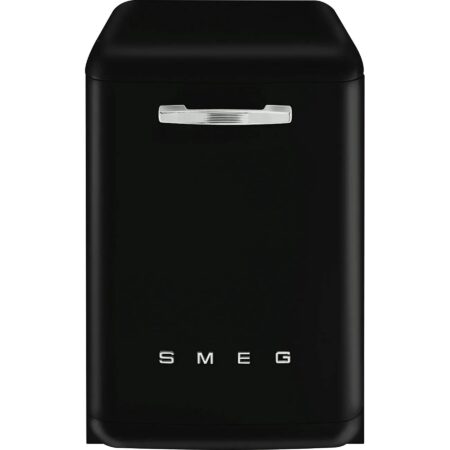 Lavavajillas Smeg LVFABBL3 Estética Años 50 | 60 cm, 13 Servicios y Tercera Bandeja Flexi Duo Negro