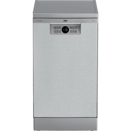 Lavavajillas Beko BDFS26020XQ | 10 Servicios, 45 cm, Libre Instalación, Motor Inverter, Clase E – Inox