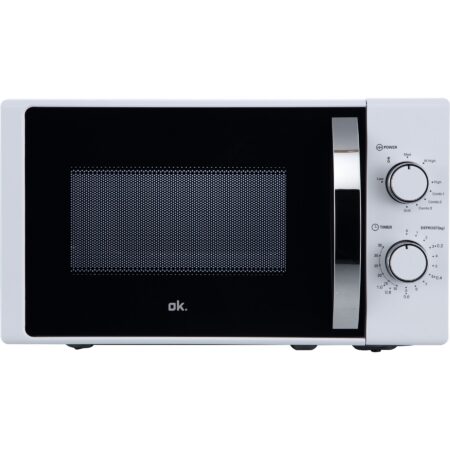 Microondas con Grill ok. OMWG 2024-3 W | 20 L, 700 W y Grill 1050 W Blanco