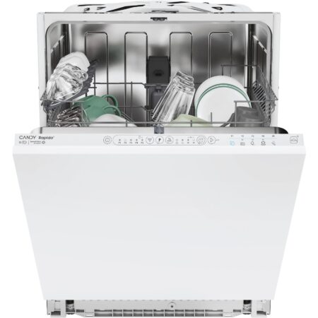 Lavavajillas Integrable Candy Rapidó CI 3E7L0W2 | 13 Servicios, 60 cm, Wi-Fi + Bluetooth, Motor Inverter – Sin panelar