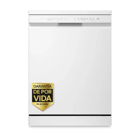 Lavavajillas LG DF273FW QuadWash™ | 14 servicios, 60 cm, Motor Inverter Direct Drive, Garantía de por vida – Blanco