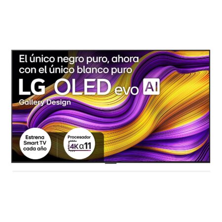 TV OLED 65" LG OLED65G54LW | OLED evo 4K, Gallery Design, Procesador α11 AI Gen2 y Smart TV Negro Rocky