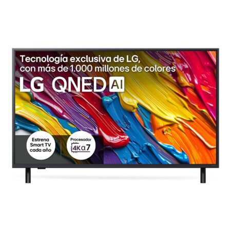 TV QNED 43" LG 43QNED82A6B | UHD 4K, Procesador α7 AI Gen8 y Smart TV webOS Ashed Blue