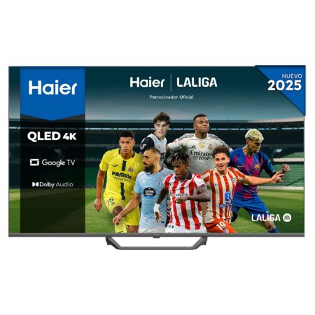 TV QLED 50" Haier Serie S80F H50S80FUX | 4K UHD, Google TV, 120Hz y Dolby Vision