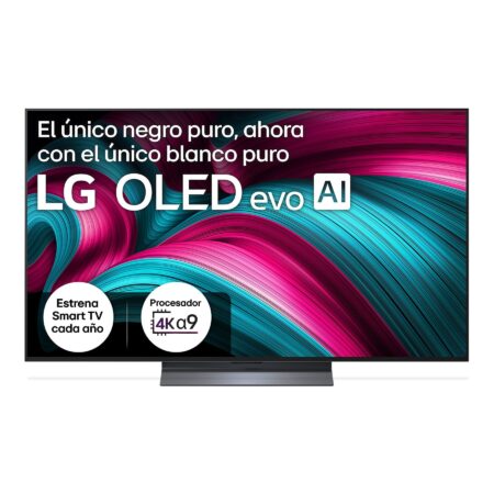 TV OLED 55" LG OLED55C55LA | OLED evo 4K, Procesador α9 AI Gen8 y Smart TV webOS Negro