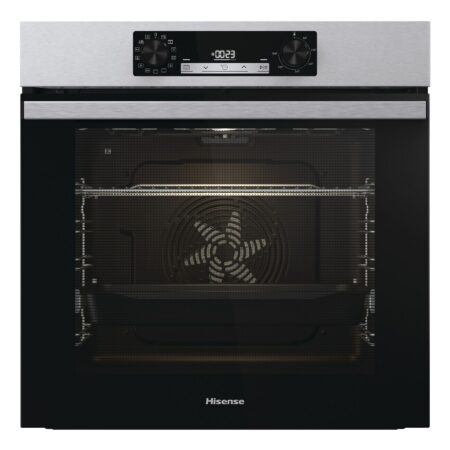 Horno Multifunción Hisense BI64213E14PX | 77 L, Pirolítico y Modo Air Fry Inox