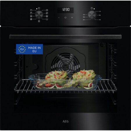 Horno Multifunción AEG Serie 5000 SurroundCook® TU5AB20WSK | 72 L, Limpieza por Agua, Negro
