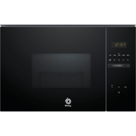 Microondas Integrable Balay Serie Cristal 3CG5172N2 | 20 l, 800 W y Control Deslizante Negro