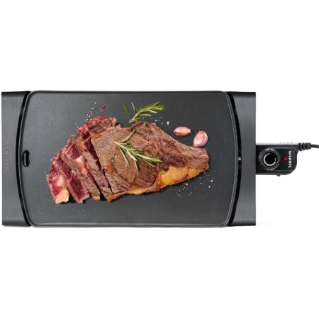 Plancha de Asar Taurus Steakmax 2600 XXL | 2600W, Superficie de 49 x 27 cm y Triple Capa Antiadherente