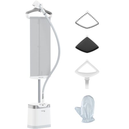 Plancha de Vapor Vertical Rowenta Pro Style Care IS8470 | 2000W, Sistema Press & Steam y Cabezal XL Delta