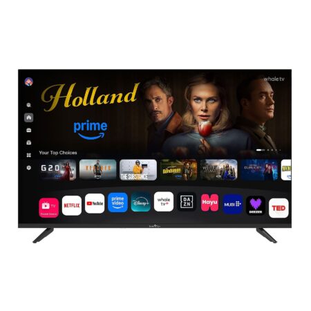 TV QLED 43" Smart Tech 43QH02V | UHD 4K, Whale OS y Chromecast Integrado Negro