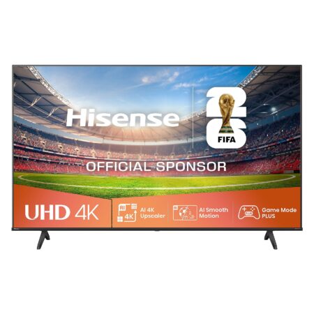 TV LED 75" Hisense 75A6Q | UHD 4K, Smart TV VIDAA, Dolby Vision y AI 4K Upscaler Negro