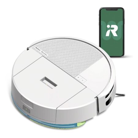 Robot aspirador y friegasuelos - iRobot Roomba 205 Combo DustCompactor | 7000 Pa, Compactación interna de residuos, LiDAR y Autonomía 3 h Blanco