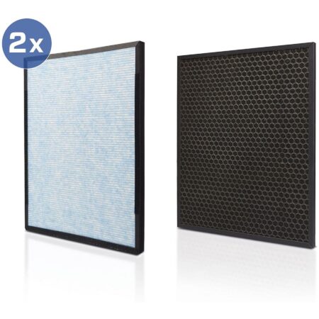 Juego de Filtros Clean Air Optima CA-509/510Pro Smart | Pack 2x HEPA H13 con Nanoplata y Carbón Activo